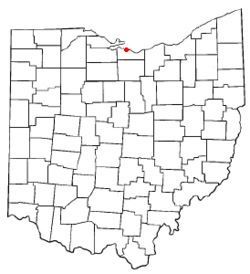 Location of Sandusky South, Ohio