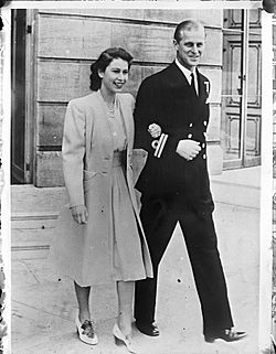 Prinses Elisabeth en Philip Mountbatten, Bestanddeelnr 902-2628