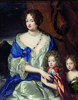 Sophie Dorothea von Braunschweig-Lüneburg mit ihren Kindern