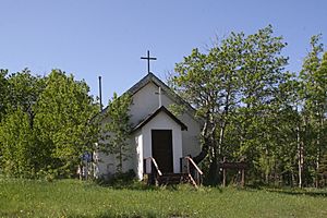 St Anthony's Church, Beaver Mines, Alberta (3850860737).jpg