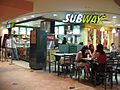 Subway restaurant in the basement of Raffles City Shopping Centre, Singapore - 20060529