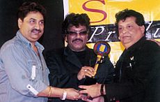 Thakur Doultani with Kumar Sanu & Shravan (Nadeem Shravan fame)