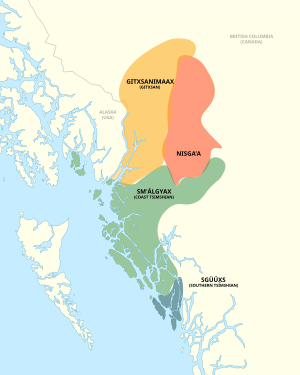 Tsimshianic map