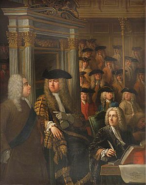 William Hogarth (1697-1764) - Speaker Arthur Onslow Calling upon Sir Robert Walpole to Speak in the House of Commons - 1441463 - National Trust
