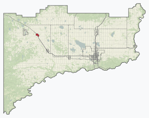 Location in County of Grande Prairie