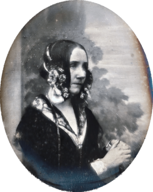 Ada Byron daguerreotype by Antoine Claudet 1843 or 1850 - cropped
