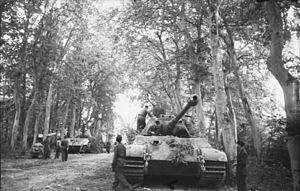 Bundesarchiv Bild 101I-721-0359-37, Canteloup, Panzer VI (Tiger II, Königstiger)