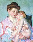 Cassatt Mary Sleepy Baby 1910