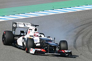 F1 2012 Jerez test - Kobayashi drift
