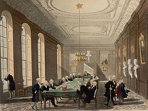 Microcosm of London Plate 020 - The College of Physicians edited
