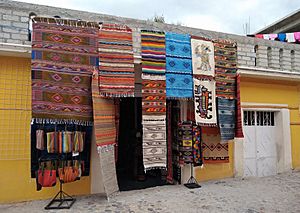 San Pablo Villa de Mitla- rugs and textiles for sale