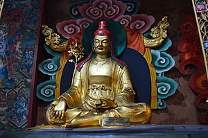 Shanta Rakshita Khenchen Bodhisattva at Guru Lhakhang Monastery at Bouddhanath