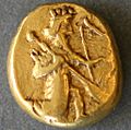 Achaemenid coin daric 420BC front