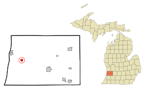 Location of Fennville, Michigan