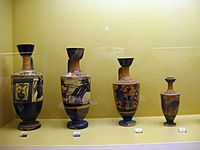 Ancient vases Athens Agora Museum