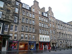 Buildings in the High Street, Edinburgh