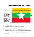Flag of Myanmar specifications