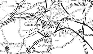 French operations leading to the capture of Combles 20-26 September 1916