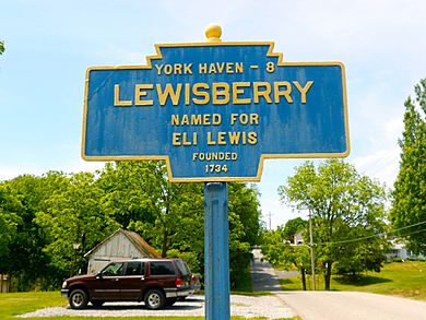 Lewisberry Keystone sign