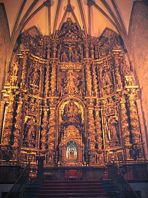Oñati, Iglesia de San Miguel, altar mayor