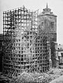 Demolition of the tower of Lund Cathedral