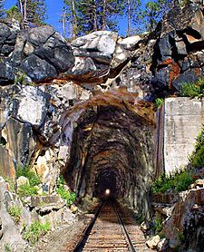 Donner Pass Summit Tunnel West Portal