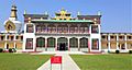 Front view of Buddha Temple Dehradun Uttarakhand