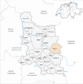 Karte Gemeinde Würenlos 2007