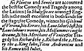 Palladis Tamia, Wits Treasury Francis Meres Love labours won excerpt 1598