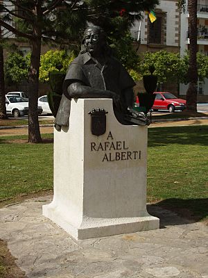 Rafael Alberti monumento