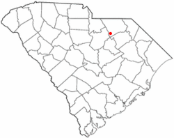 Location of McBee, South Carolina