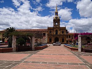 Central square of Santa Sofía
