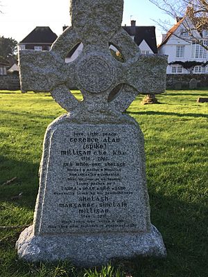 Spike Milligan's gravestone