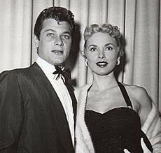 Tony Curtis and Janet Leigh at 25th Academy Awards