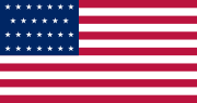 US flag 27 stars
