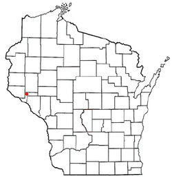 Location of Waterville, Wisconsin