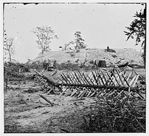 Atlanta, Georgia. Confederate fortifications
