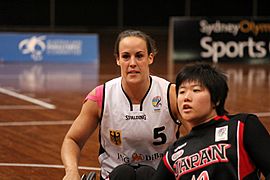 Germany vs Japan women's wheelchair basketball team at the Sports Centre(IMG 3481)