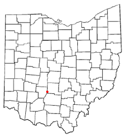 Location of New Holland, Ohio