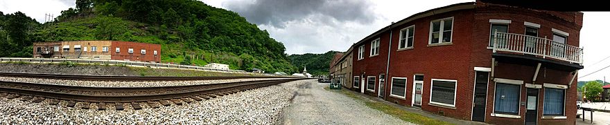 Panorama of Matewan West Virginia Historic District