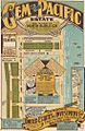 Real estate map of Gem of the Pacific Estate, North Burleigh, ca. 1920 (26397908965)