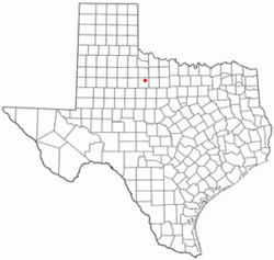 Location of Weinert, Texas