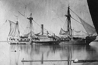 USS Mississippi 1863