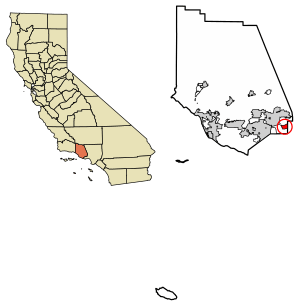 Location of Bell Canyon in Ventura County, California.