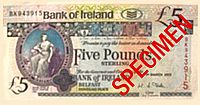 Bank of Ireland sterling 5 
