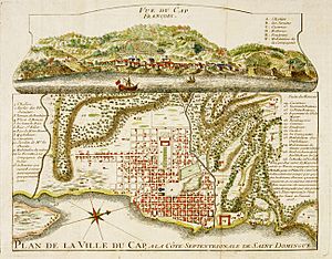 Cap Français - Gravure ancienne - 1728