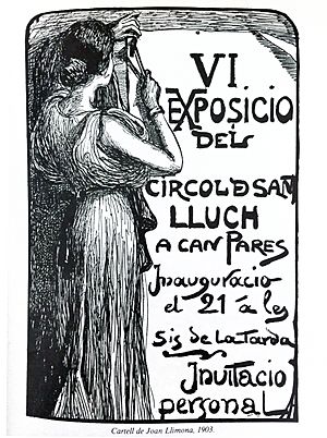 Cartell de Joan Llimona, 1903.