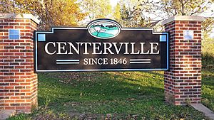Centerville Iowa East Entrance Sign