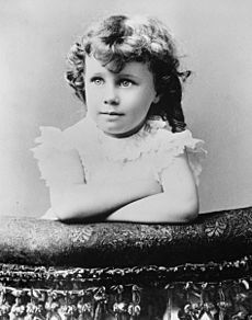 Childhood Portrait of Bess Truman at About Age 4 and a half