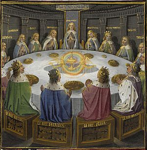 Holy-grail-round-table-bnf-ms fr-116F-f610v-15th-detail